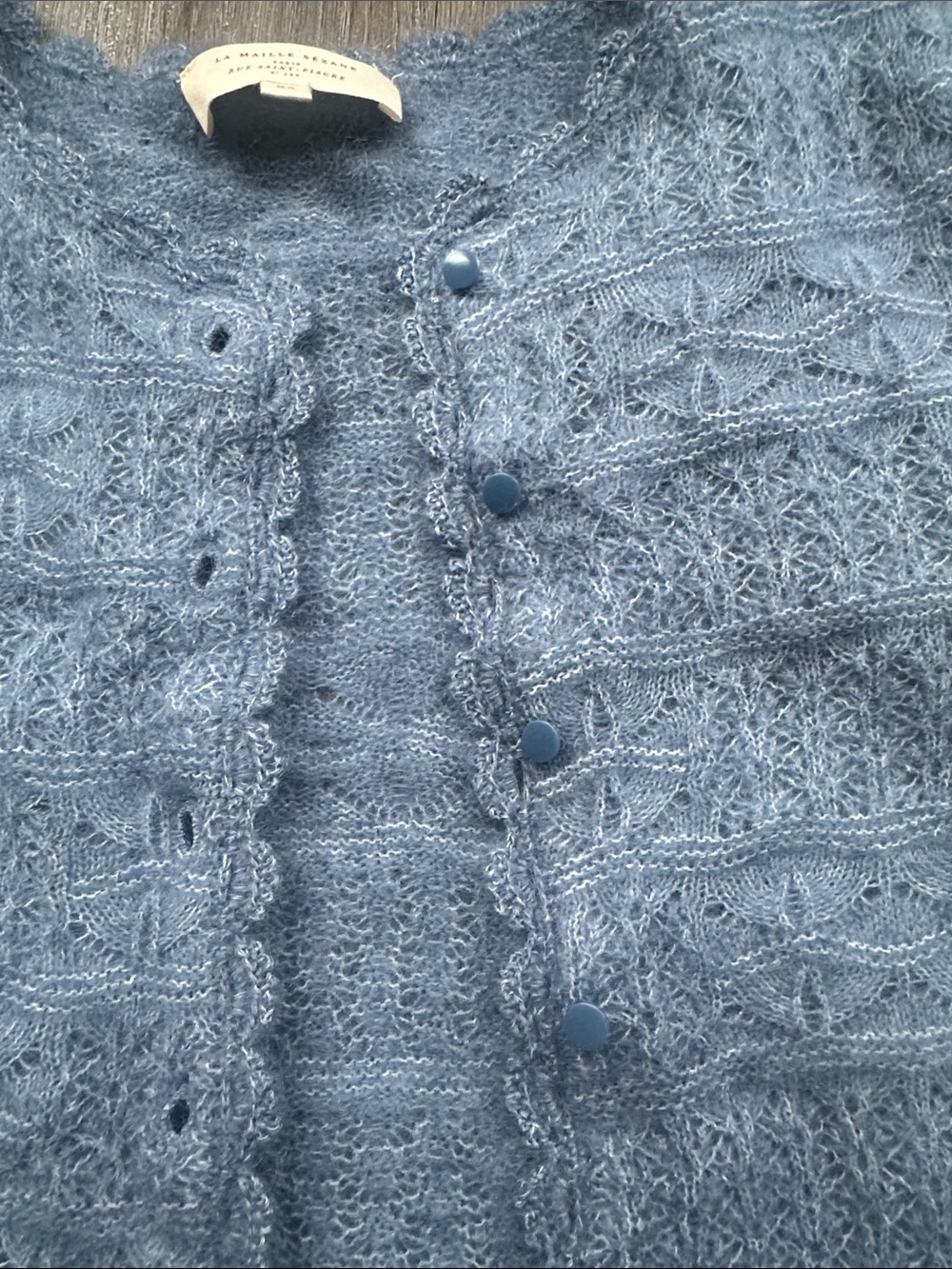 SEZANE VARDA CARDIGAN Knit Button Cardigan - Picture 4 of 6
